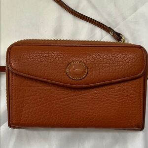 Dooney & Bourke Tan Leather Crossbody Bag